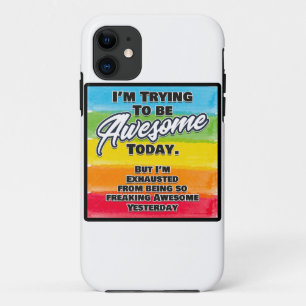 Ich versuche heute Phantastisch zu sein Case-Mate iPhone Hülle