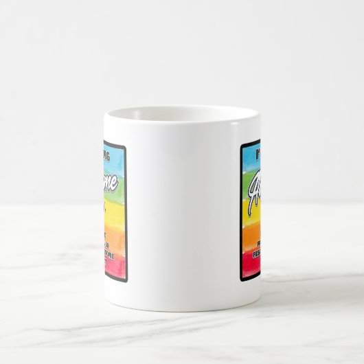 Ich versuche heute Phantastisch zu sein Kaffeetasse (Mittel)