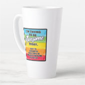 Ich versuche heute Phantastisch zu sein Milchtasse (Linke Ecke)