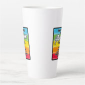 Ich versuche heute Phantastisch zu sein Milchtasse (Vorderseite)