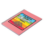 Ich versuche heute Phantastisch zu sein Notizblock (Linke Seite)