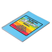 Ich versuche heute Phantastisch zu sein Notizblock (Linke Seite)