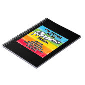 Ich versuche heute Phantastisch zu sein Notizblock (Linke Seite)