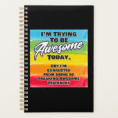 Ich versuche heute Phantastisch zu sein Planer (Vorderseite)