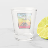 Ich versuche heute Phantastisch zu sein Schnapsglas (Rückseite)