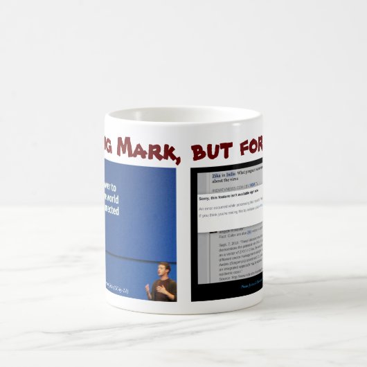 Ich versuche Mark-Tasse von RoseWrites Kaffeetasse (Mittel)