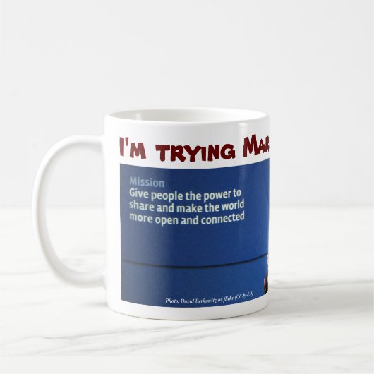 Ich versuche Mark-Tasse von RoseWrites Kaffeetasse (Links)
