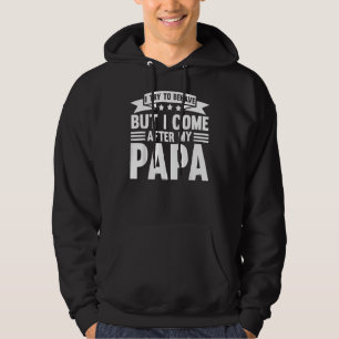 Ich versuche, mich zu benehmen, aber ich komme nac hoodie