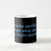 Ich versuche, Opfer zu machen Kaffeetasse (Mittel)