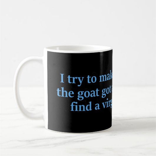 Ich versuche, Opfer zu machen Kaffeetasse (Links)