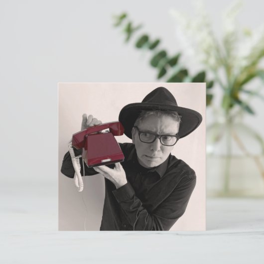 Ich versuchte anzurufen einladung (Stehend Vorderseite)