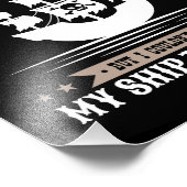 Ich versuchte, ein Piratenschiff zu sein Fotodruck (Ecke)