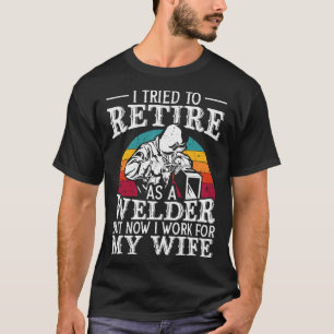 Ich versuchte, mich als Welder zu erholen, aber je T-Shirt