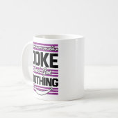 Ich versuchte, mir einen Witz zu machen, aber ich Kaffeetasse (Vorderseite Links)