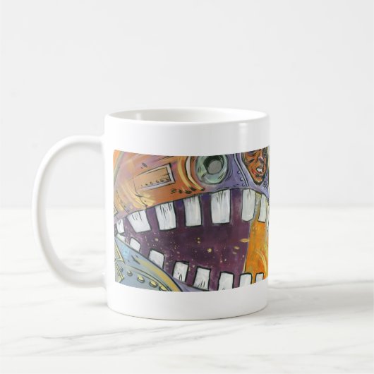 "Ich verteidige mich" Tasse (Links)