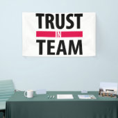 Ich vertraue auf Team Banner (Messeveranstaltung)