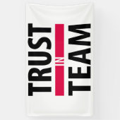 Ich vertraue auf Team Banner (Vertikal)