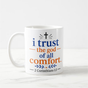 Ich vertraue dem Gott aller Tröstungen Glaube Basi Kaffeetasse