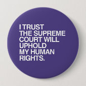 ICH VERTRAUE DEM OBERSTEN GERICHT -.pnng Button (Vorderseite)