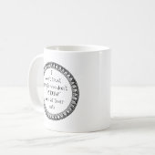 Ich vertraue den Menschen nicht. . . Kaffeetasse (Vorderseite Links)