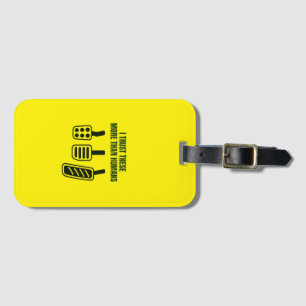 Ich vertraue diesen mehr als Menschen iPhone / iPa Gepäckanhänger
