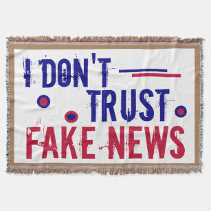 Ich vertraue Fake News nicht! Decke