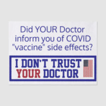 Ich vertraue Ihrem Arzt nicht