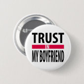 Ich vertraue meinem Freund Button (Vorne & Hinten)