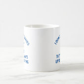 Ich vertraue nicht auf Treppen Kaffeetasse (Mittel)