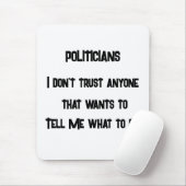 Ich vertraue nicht mousepad (Mit Mouse)