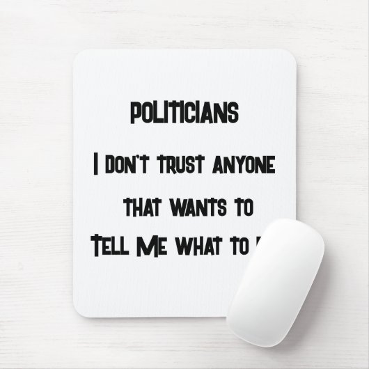 Ich vertraue nicht mousepad (Mit Mouse)