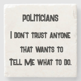 Ich vertraue nicht steinuntersetzer