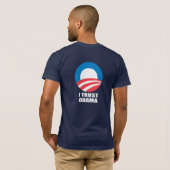 ICH VERTRAUE OBAMA T-Shirt (Schwarz voll)