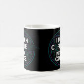 Ich verwandele Kaffee in Code – Lustiges Programmi Kaffeetasse (Mittel)