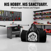 Ich verwandle Holz in Dinge Duffle Bag