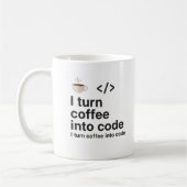Ich verwandle Kaffee in Code Tasse – Lustiger Prog (Links)