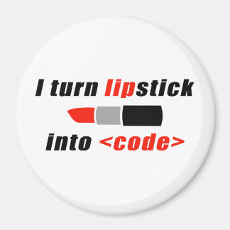 Ich verwandle Lippenstift in Code Magnet