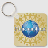 Ich verwende alle Wörter / Nicht konform Schlüsselanhänger (Vorderseite)