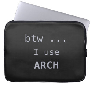 Ich verwende Arch Linux Laptopschutzhülle