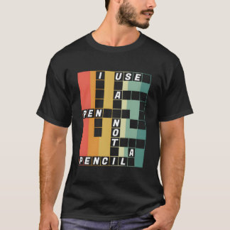 Ich verwende einen Stift, keinen Bleistift Nationa T-Shirt