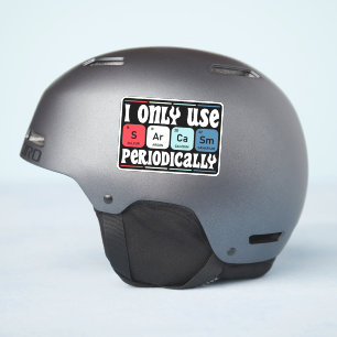 Ich verwende Sarkasmus nur periodisch Cooler Wisse Aufkleber