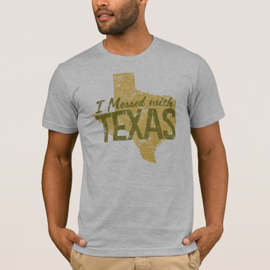 Ich verwirrte mit Texas T-Shirt (Vorderseite)