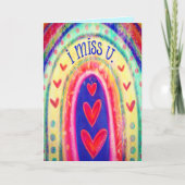 Ich verzeihe dir, dass du dich fröhlich in Regenbo Karte (Vorderseite)