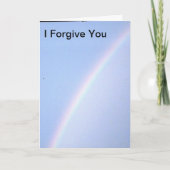 Ich verzeihe dir Gedicht Karte (Vorderseite)