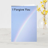 Ich verzeihe dir Gedicht Karte (Gelbe Blume)