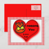 Ich verzeihe dir, Liebe Ya!_ Postkarte (Vorne/Hinten)