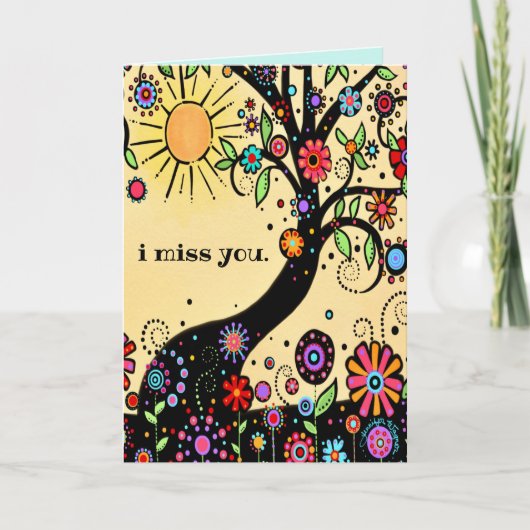 Ich verzeihe dir, was du für ein bunter, fröhliche karte (Vorderseite)