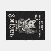 Ich verzögern nicht, dass ich Side Quests RPG mach Fleecedecke (Vorderseite (Horizontal))