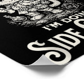 Ich verzögern nicht, dass ich Side Quests RPG mach Poster (Ecke)