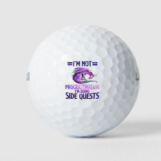 Ich verzögern nicht, ich führe nebenbei Quests dur Golfball